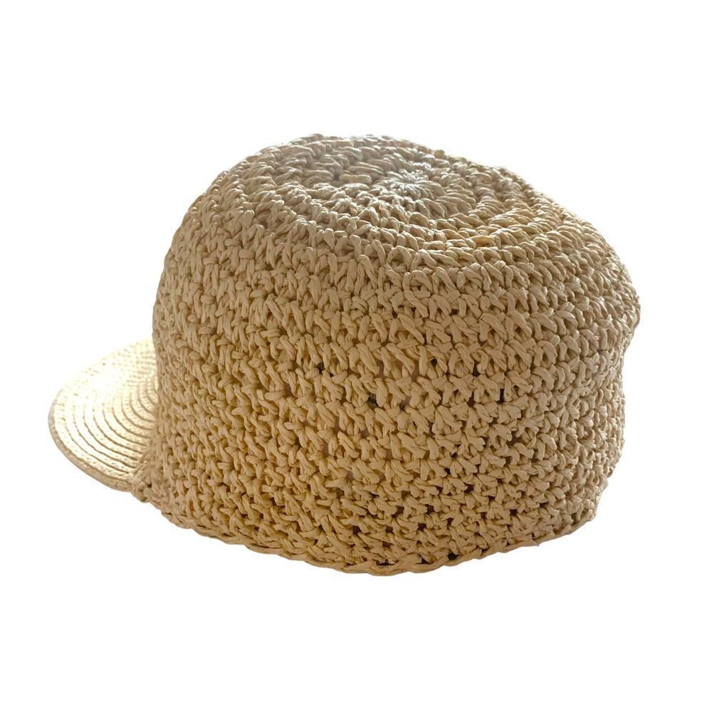 Straw Visor Sun Hat - Picture 3 of 7